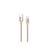 Porodo Usb-A To Usb-C Led Light Cable 1.2M-Gold